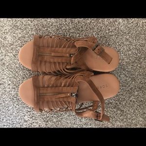 Torrid brown gladiator Sandals size 11